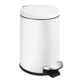 TIPGO small trash can with lid soft close for quiet bathroom use