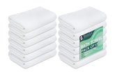 TOALLA 12-pack white towels display hotel-quality softness for daily use.