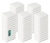 TOALLA washcloths 60-pack 12x12 inches, ideal for daily facial and body cleansing.