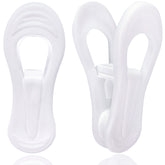 TOFIIGREM white hanger clips shown in 60-pack overview for closet organization.