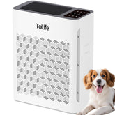 ToLife air purifier large room front view for clean air in open spaces.