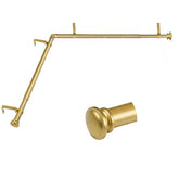 TONIAL center rod extended for flexible window sizing.