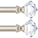 TONIAL curtain rod extends 32 to 58 inches with telescoping range for flexible fit.