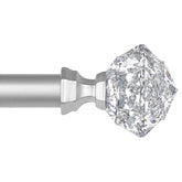 TONIAL curtain rod extended from 32 to 86 inches for a precise window fit