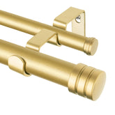 TONIAL TONIAL1 inch double curtain rod assembly showing adjustable length and components
