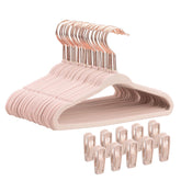 Tonswachic baby velvet hangers 30-pack organize kid's wardrobe