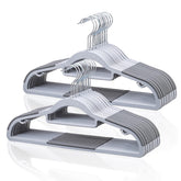 Tonswachic slim hangers showing a 0.2-inch profile for compact closets and streamlined wardrobe.
