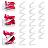 TOOKNIN 20-pack shoe slots organizer demonstrates space-saving closet setup.