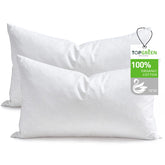 Topgreen feathers-down throw pillow inserts 12x20 pack add plush loft to sofas