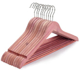 TOPIA HANGER American Red Cedar wood hanger with natural aroma for closet organization