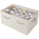 TOPIA HOME shoe organizer capacity demonstrates space for 20 pairs in a closet
