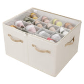 TOPIA HOME shoe organizer with transparent lid for easy visibility and dust protection