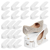 TOPNEW 20-pack shoe slots organizer front view highlights space-saving dual-layer design