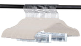 Tosnail 30-pack cream velvet hangers for kids keep outfits neat and organized.
