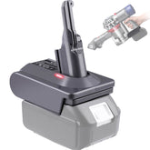 TPDL MT18V7V8 adapter connects to Dyson V7/V8 for extended cleaning power