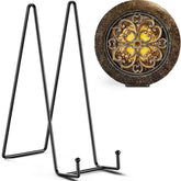TR-LIFE 16-inch plate stand front view securely displays large plates.