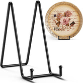 TR-LIFE 10-inch plate stand with 2.5-inch lip secures large plates.