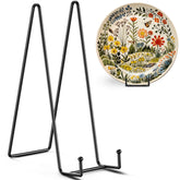TR-LIFE plate stand 12-inch securely displays a large dish