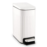 TrashAid Slim trash can with lid soft close showcasing quiet disposal benefits
