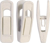 Trgowaul velvet hangers clips closeup showing plush grip that protects delicate fabrics.