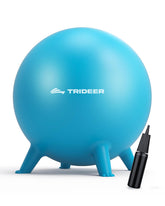 Trideer flexible seating ball chair blue for classrooms improves posture and focus.