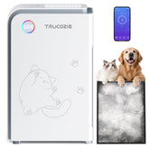 Trucozie large pet air purifier front view showing wide room coverage.