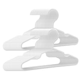 Trusir Kids Hangers 100-pack in white, ideal for organized closet storage.