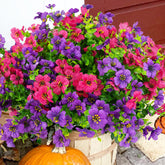 trytuny artificial flowers outdoor bundle close-up with UV resistance for porch decor.