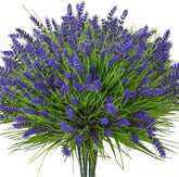 Trytuny lavender artificial flowers outdoor bundle β realistic blooms for year-round garden dΓ©cor.
