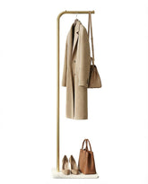 Tujurich coat rack with sintered stone base for stable support