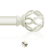 TVWOO twisted cage finials add antique charm to your curtain setup