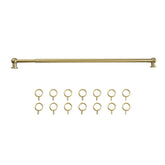 TWOPAGES Gold Cafe Rod main section showing adjustable 16-28 inch range