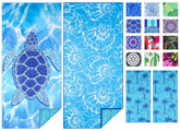 TwoYek microfiber towel unfolded 71x32 inches, soft and quick-drying for travel