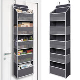 TYMENSH Over Door Organizer front view with five large pockets for easy item access.