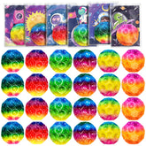 Tymokcall moon bouncy ball set in six colors for group play and sensory exploration
