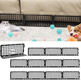 Typlhom 12-piece under couch blocker packaging keeps items neatly contained under furniture.