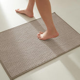 TYUU bathroom rug non-slip backing for safer footing on slick floors