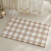 TYUU waffle bath mat 30x20βsoft waffle texture for plush daily comfort.