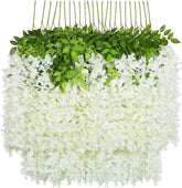 U'Artlines wisteria vine 24pack for lush wedding decor.