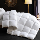Ubauba king-size down duvet insert with cool touch for hot sleepers.