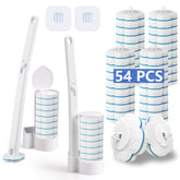 Ucaimao disposable toilet brush 2-pack for quick, hygienic cleaning.