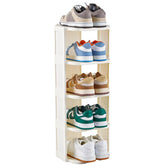 UFORU small shoe rack in a narrow design fits tight entryways and keeps shoes organized.