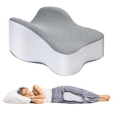 UJPFEO knee pillow for side sleepers supports spine alignment.