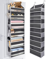 ULG over-the-door organizer front view with six large pockets for easy access.
