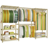 Ulif E1 heavy duty garment rack front view shows sturdy frame for durable storage