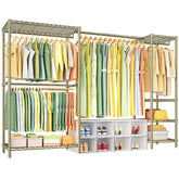 Ulif E10 clothes rack assembly shows a sturdy frame for reliable daily use.
