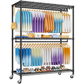ULIFHOME P8 Max rack with extended width for extra storage.