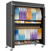 ULIFHOME P8C Max extended width design offers extra closet space for bulky garments.