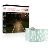 UltraPro Escape Rope Light wrapped around a tree for inviting outdoor ambiance.