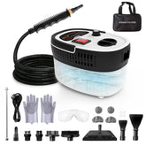 ULTREMA steam cleaner powering hardwood floors with 2500W heat for deep cleaning